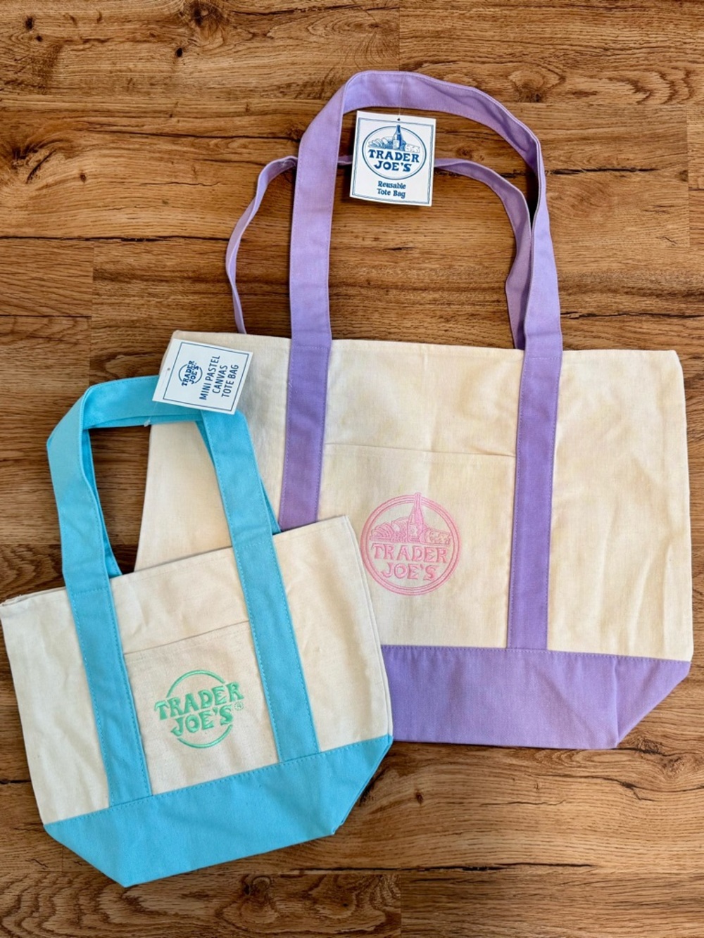 Trader Joe’s ✨LIMITED EDiTION✨ Canvas Tote Bags - Large & Mini